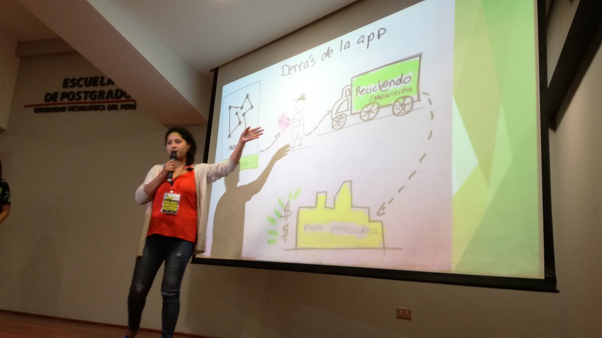 EPGUTP's tweet photo. Reciclando, una comunidad que fomentará el valor del reciclaje. ¡Excelente idea en #lsmlima! https://t.co/N0PdomW7L4