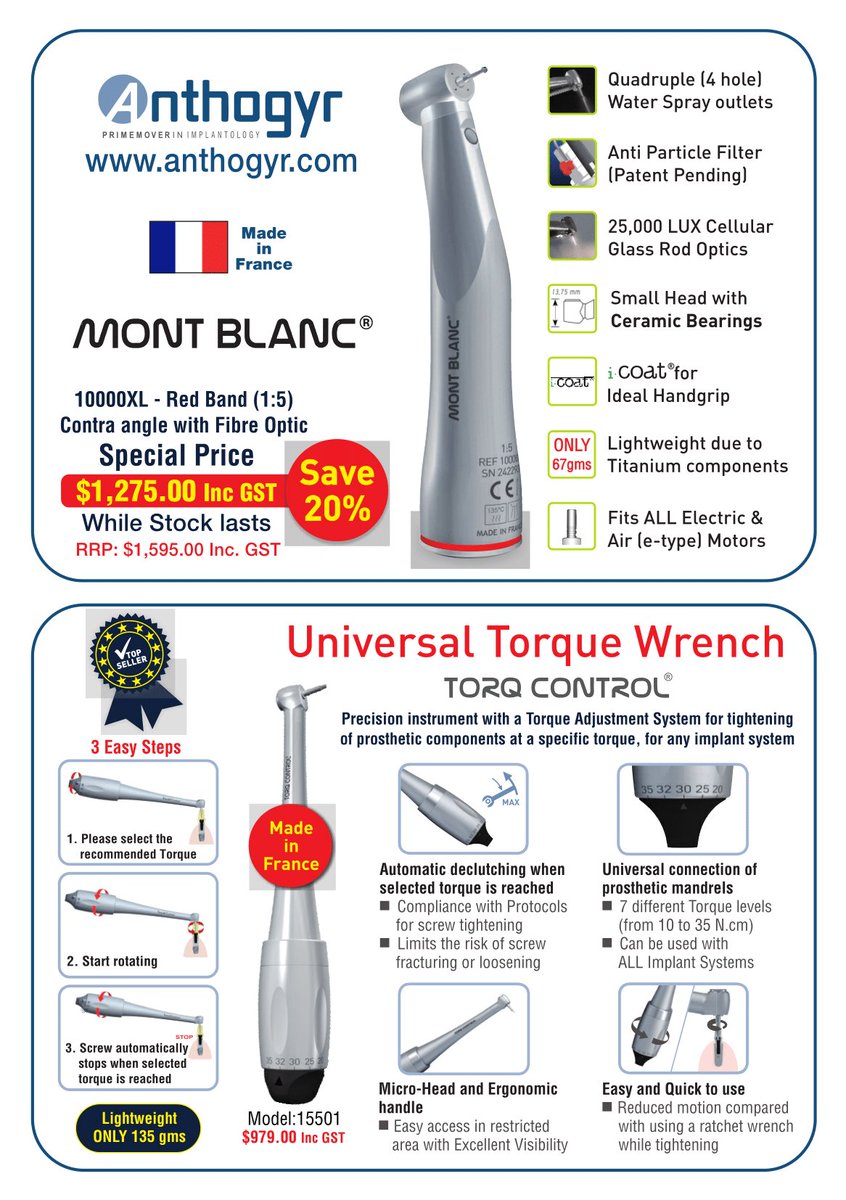 BORG_dental's tweet photo. We are pleased to announce END OF YEAR promotion of MK-Dent Products! Call us on (03) 9329 6276 to place an order.
#dental #mkdent #sale #endofyear #borgdental
This promotion is Valid until 31st-Dec-2017 https://t.co/zfwyJlgY3E
