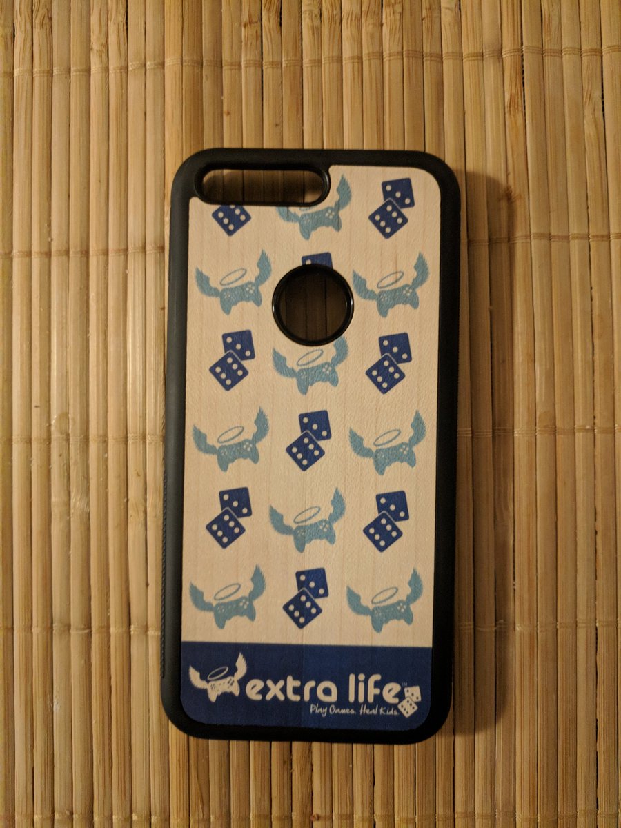 HHashbrownz's tweet photo. My @ExtraLife4Kids phone case by @CarvedLLC arrived today. Super happy with how high quality it is. My phone shall wear it with pride. https://t.co/1Y5A0iufx3