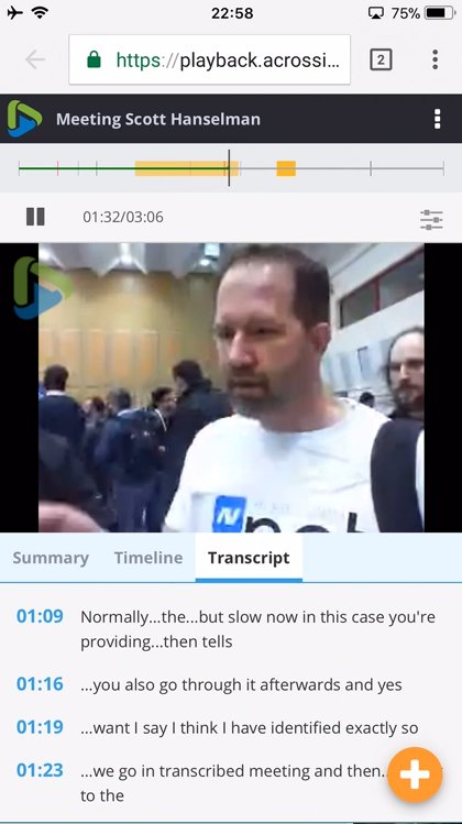 acrossio's tweet photo. Showing our new UI with #ideas #opportunities and #risks assisted by #ai @harrythomos demoing to @shanselman at @voxxed_thess Day 2
#ai #ml #meetingsintelligence #ideas#opportunities #risks #futureofwork #meetingsanalytics https://t.co/774PfF6LAH