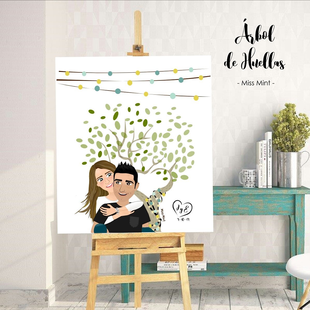 _MissMint's tweet photo. Árbol de huellas personalizado @_MissMint  #customillustration #customportrait #wedding  https://t.co/DqTnjP0VHT https://t.co/YvGzwcvRWJ