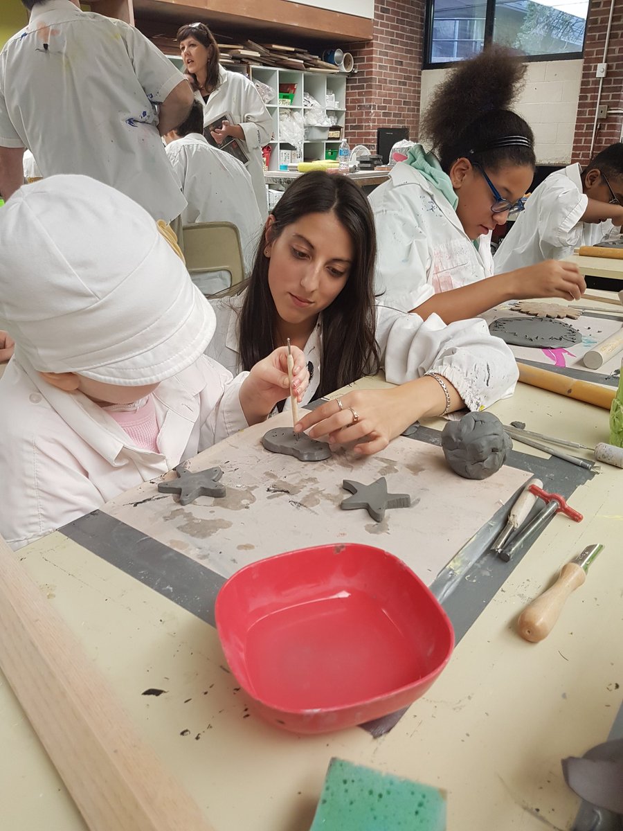 candacebayliss's tweet photo. Getting ready for the holidays with our pottery pieces during the STP. Thanks to Ms. Cresswell and Ms. Westfall for making it happen! @WRMS_STP #arteducation #expandedcore #blindlowvision https://t.co/38MsdYAQxF