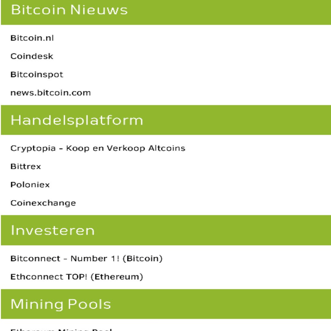 GlobalBitcoinC1's tweet photo. For the dutch crypto people! Full startpage with links that you could help in the cryptoworld.
Voor de Nederlanders! Startpagina met handige links voor de beginner in de cryptocurrency!
https://t.co/fs4WzLMNEM 
#bitcoin #altcoin #NL #invest #handelen #btc #kopen #cryptocurrency https://t.co/vGE3nhlJ4U