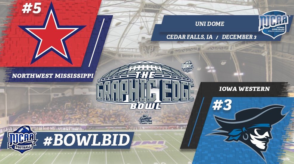 #5 Northwest vs #3 Iowa Western

🗓Sunday, Dec. 3
📍Cedar Falls, Iowa
⛅️Partly cloudy, 51 deg.
📱bit.ly/2fK32EM    
📻897theRiver.com
💻bit.ly/2BoMmhP