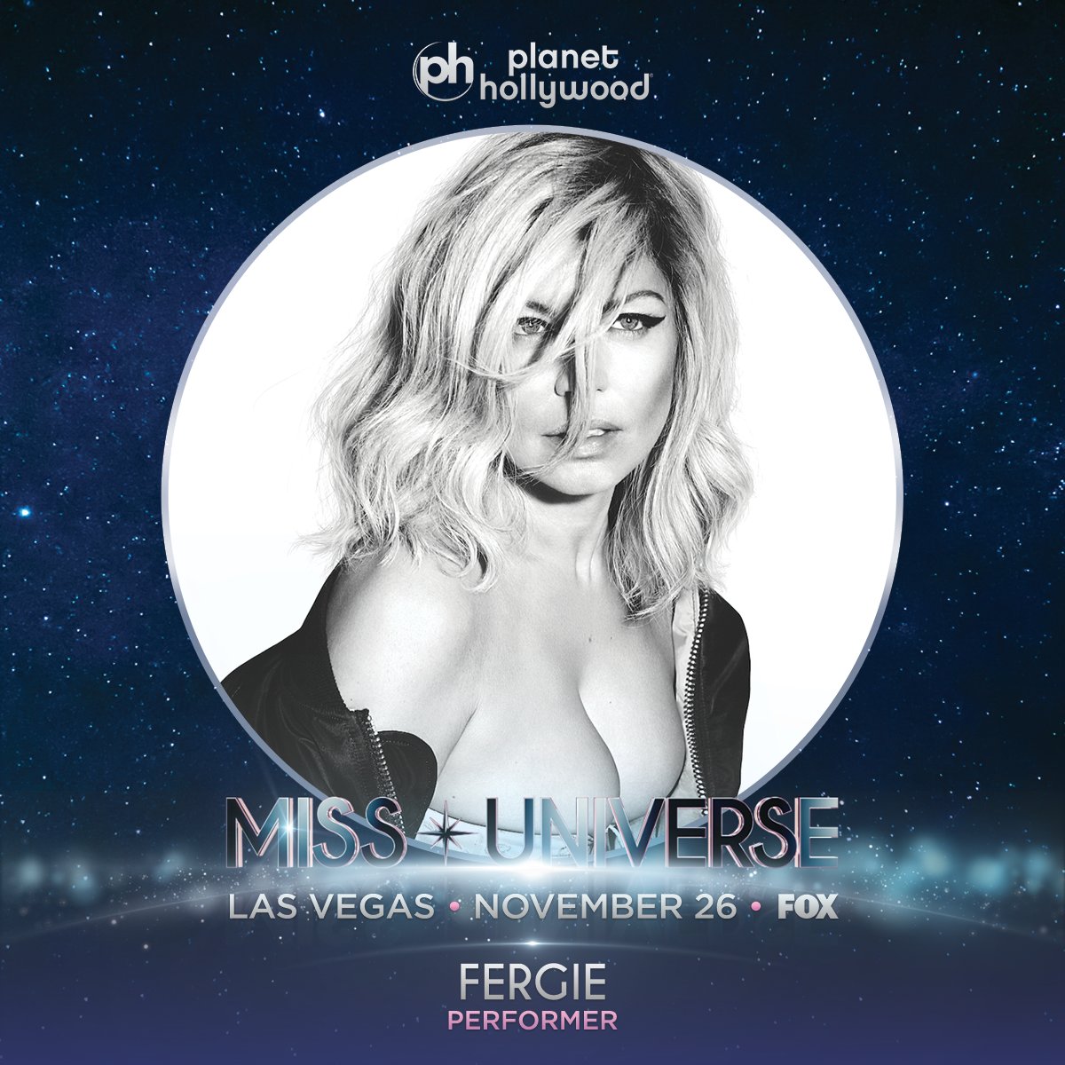 FOXTV's tweet photo. RETWEET if you're ready for tonight's performances from @Fergie &amp; @RachelPlatten! 🎤🎶 #MissUniverse https://t.co/MJ6bGqqylH