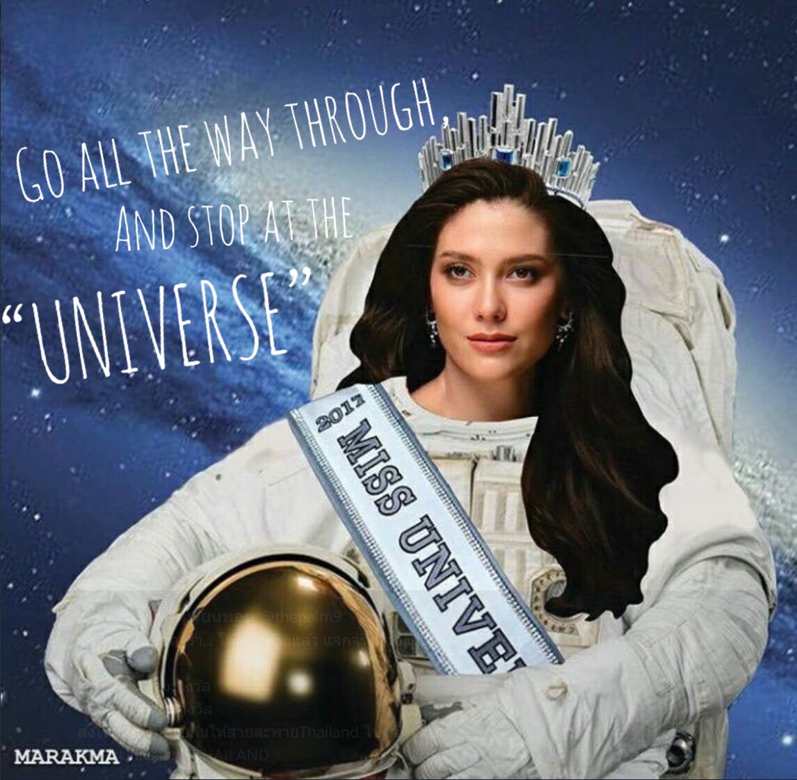 JIGGADIGBUMBUM's tweet photo. Go Go Thailand!!  #MissUniverse #THAILAND https://t.co/XZX56fC5fr