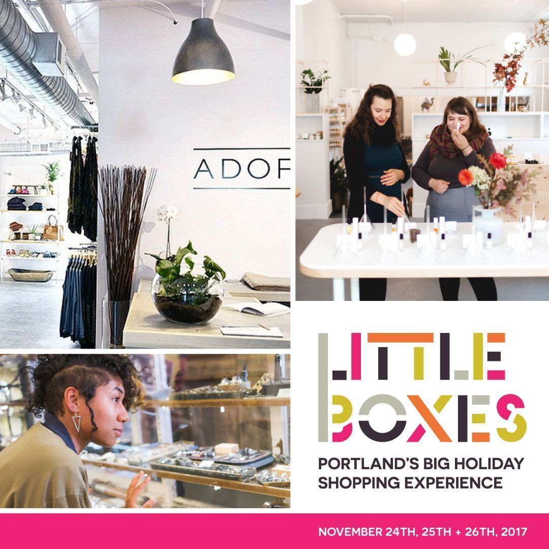 LittleBoxesPDX's tweet photo. Thanks to everyone who shopped Little Boxes on Black Friday, Small Business Saturday, and Sunday. We hope you had as much fun as we did supporting Portland's best businesses. #LittleBoxesPDX https://t.co/ETfLGxiw6R