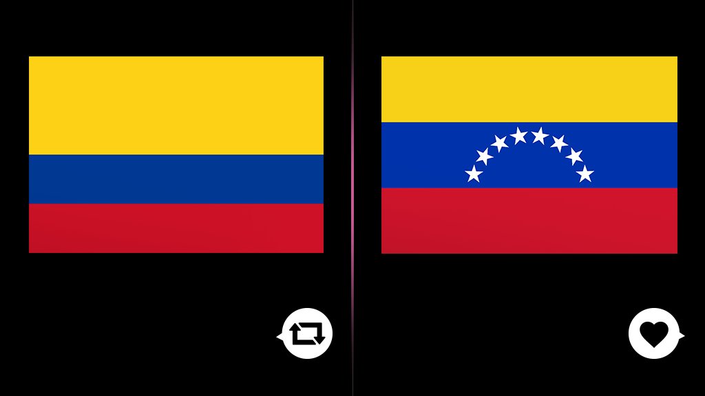 TNTLA's tweet photo. DESAFÍO RÁPIDO 🤪

Dos de las candidatas más bellas en la noche de #MissUniverso. ¿Quién ganará?

#Venezuela #Colombia #MissUniverse https://t.co/EMbXKlBTBP