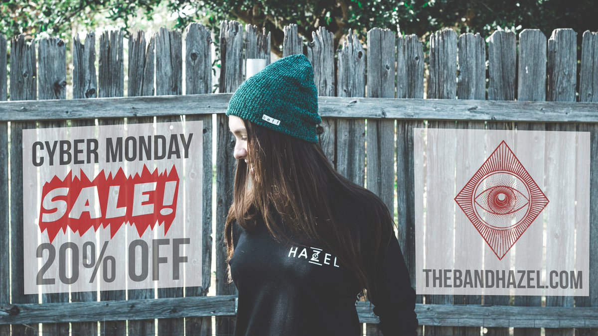 Our emblem tees are on sale today and tomorrow! Head to thebandHazel.com now to grab one!
