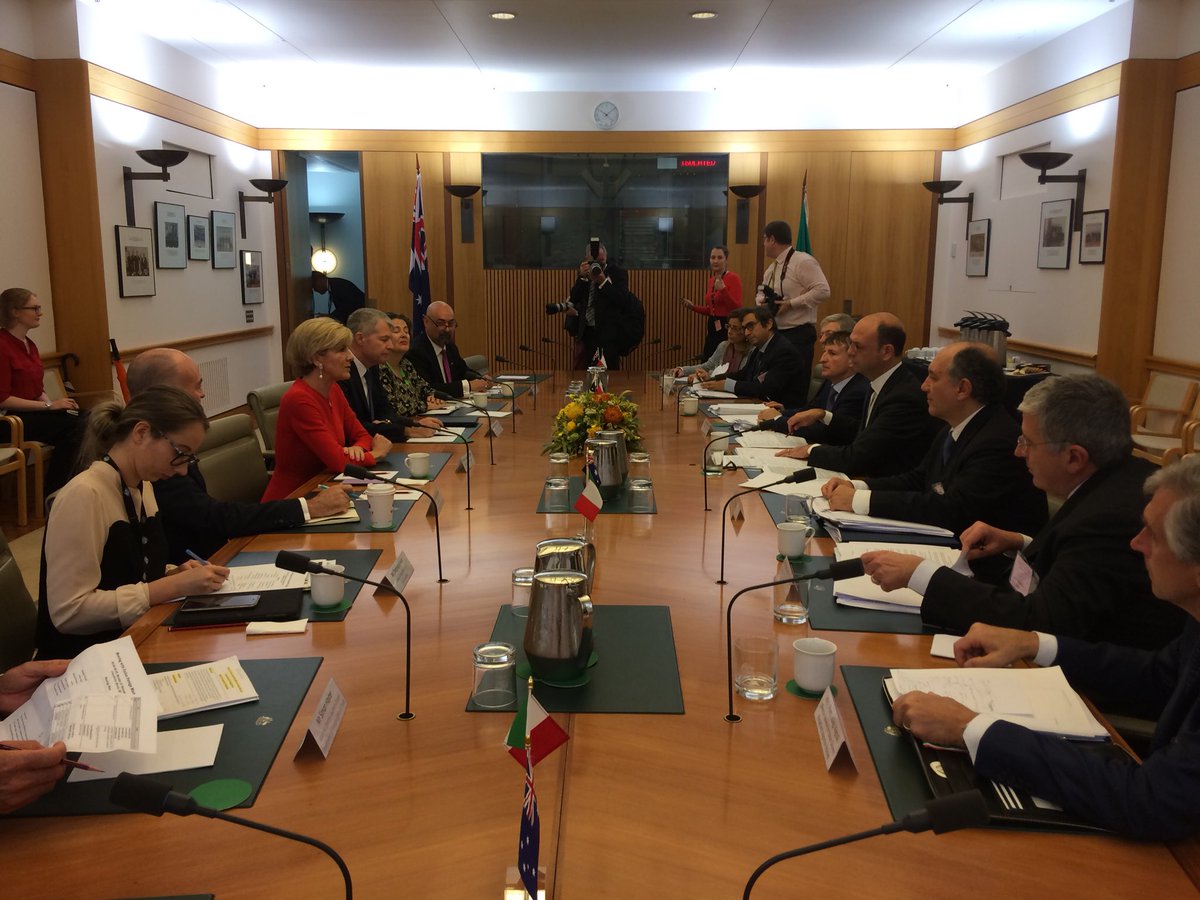 Min. Alfano and Min. Bishop reaffirm deep bilateral bonds and common vision on global challenges in Asia Pacific, Europe and the world