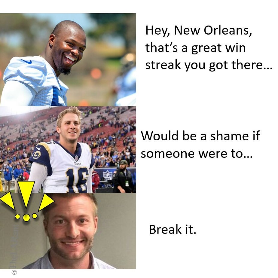 TheLARant's tweet photo. Rams win a key matchup and Improve to 8-3. Cards are up next. #larams #podcast https://t.co/Tb6kh7KYgM