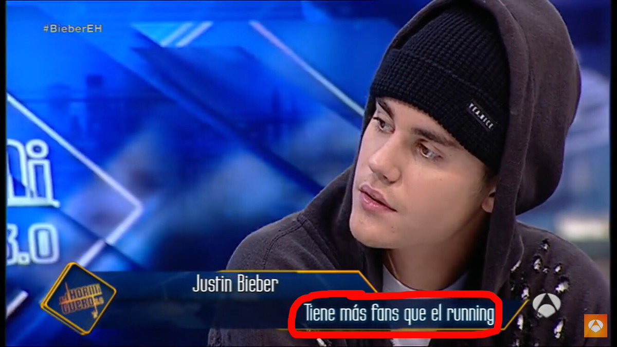 runnercatalonia's tweet photo. Com? Que @justinbieber té més fans que el running? Això no s'ho creu ningú! Fes un m'agrada i surt a córrer a no ser que vulguis donar la raó a @El_Hormiguero 😉🏃🏼 https://t.co/6Jc0bB0KcY