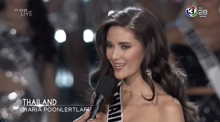 มารีญา ประกาศชัดบนเวทีเลยค่ะว่า อยากเป็นมิสยูนิเวิร์ส #MissUniverse #Thailand