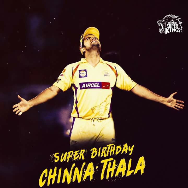  Wish you happy birthday thalaivaaaa                    Indian cricket hero       SURESH RAINA       