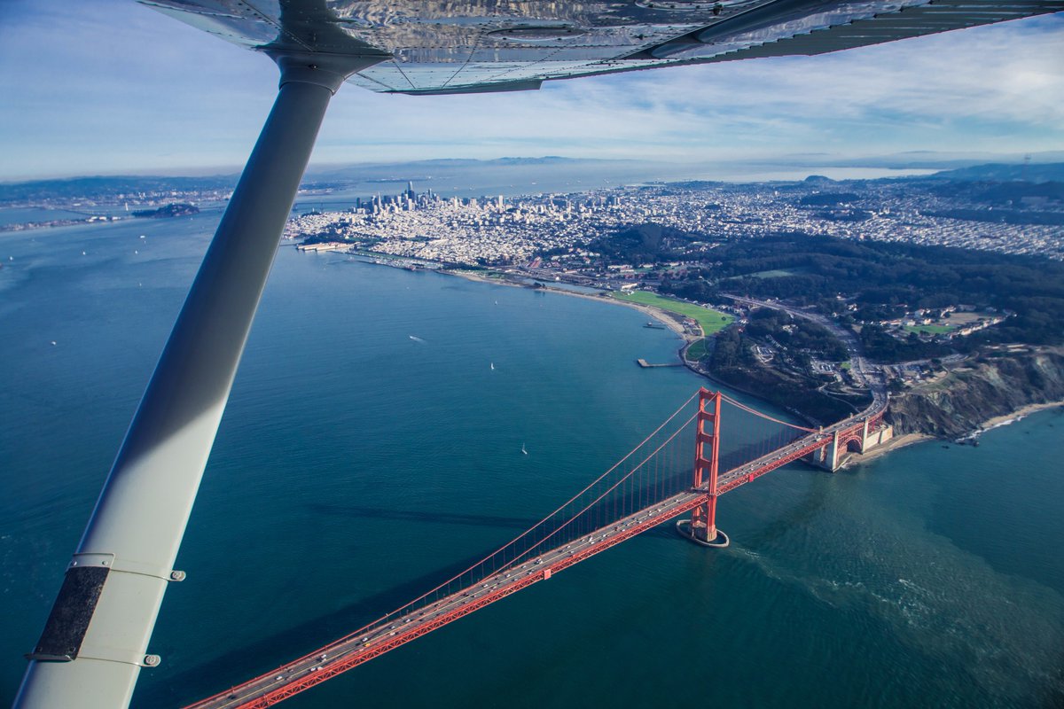 NorcalAviator's tweet photo. San Francisco Bay Tour... never gets old! https://t.co/l891Hqu8Yt