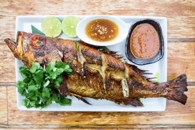 Who’s coming in for Whole Roasted Pacific Snapper tonight? Love this dish.  Curry rubbed, served with fermented chili. <a href="/DeparturePDX/">Departure</a> 👌🏾✨