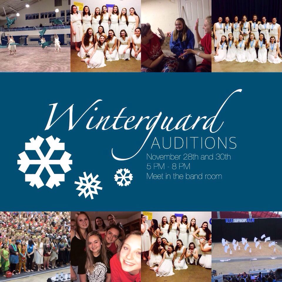 Auditions for winter are this Tuesday and Thursday from 5-8! Bring a friend! No experience needed. <a href="/SpartanTweets/">Sanderson High School</a> <a href="/sandersonband/">Sanderson Band</a>