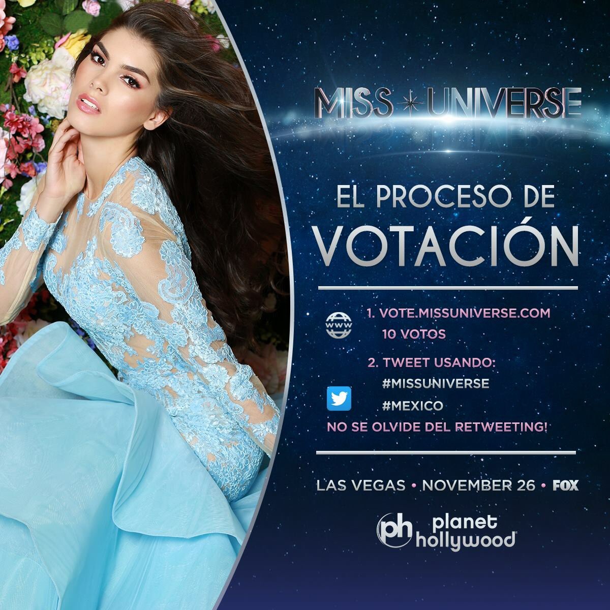 ArthurBenyair's tweet photo. RT     No olviden votar  #MissUniverse  #Mexico @OficialMxU  POR @Azteca https://t.co/tZaana8qgr