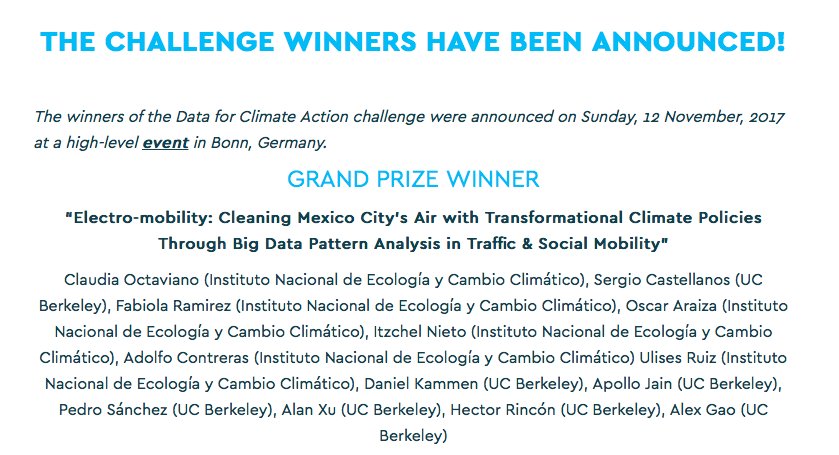 dan_kammen's tweet photo. The other, #DACA ! Watch our @UCBerkeley team with the #data4climateaction? #D4CA data & climate https://t.co/2ok6ozv675 @COP23 @IPCC_CH https://t.co/dDJNkkpdjd