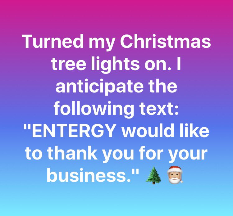 DianeTate's tweet photo. Enjoy your Christmas decorating. 😜 Thank goodness for LED #SaveElectric https://t.co/xae35OOPMX