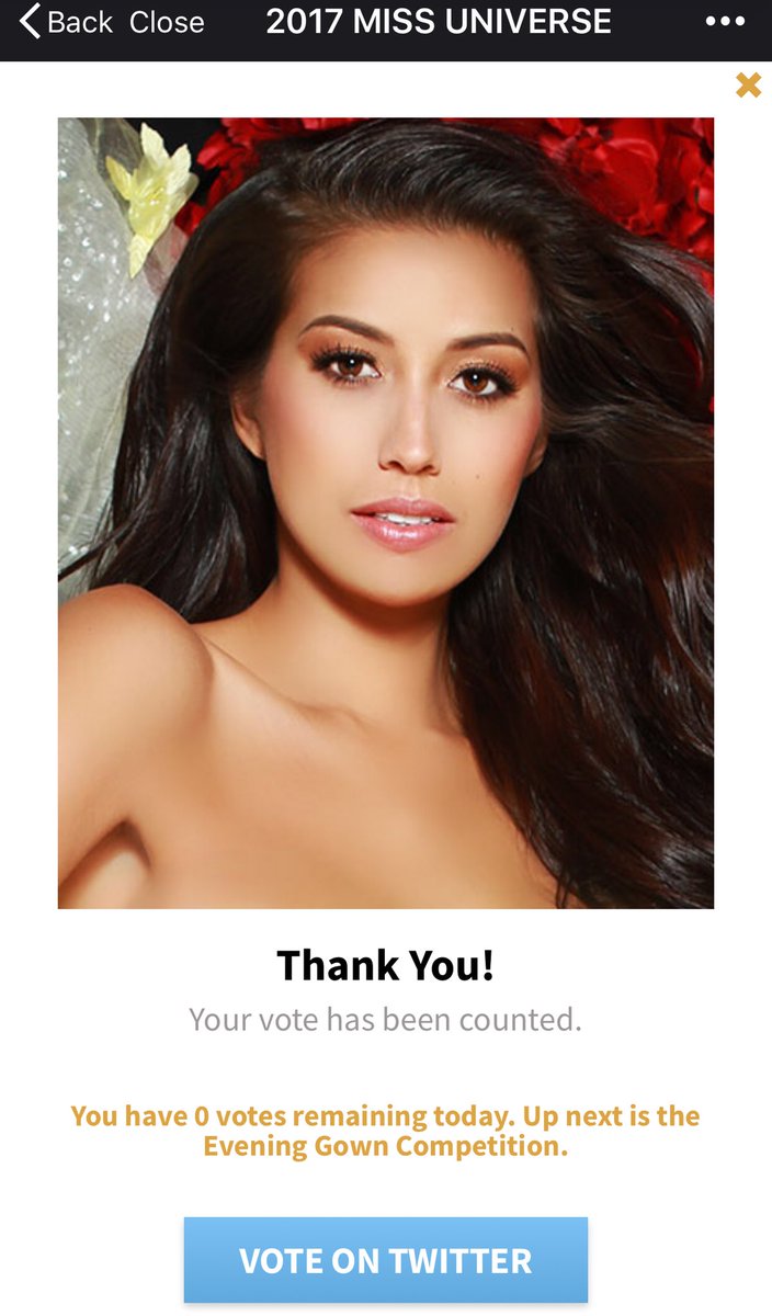 chi_ken123's tweet photo. Boto lang ng boto....

Laban Pilipinas!

#MissUniverse #Philippines https://t.co/F7DX57b8d5
