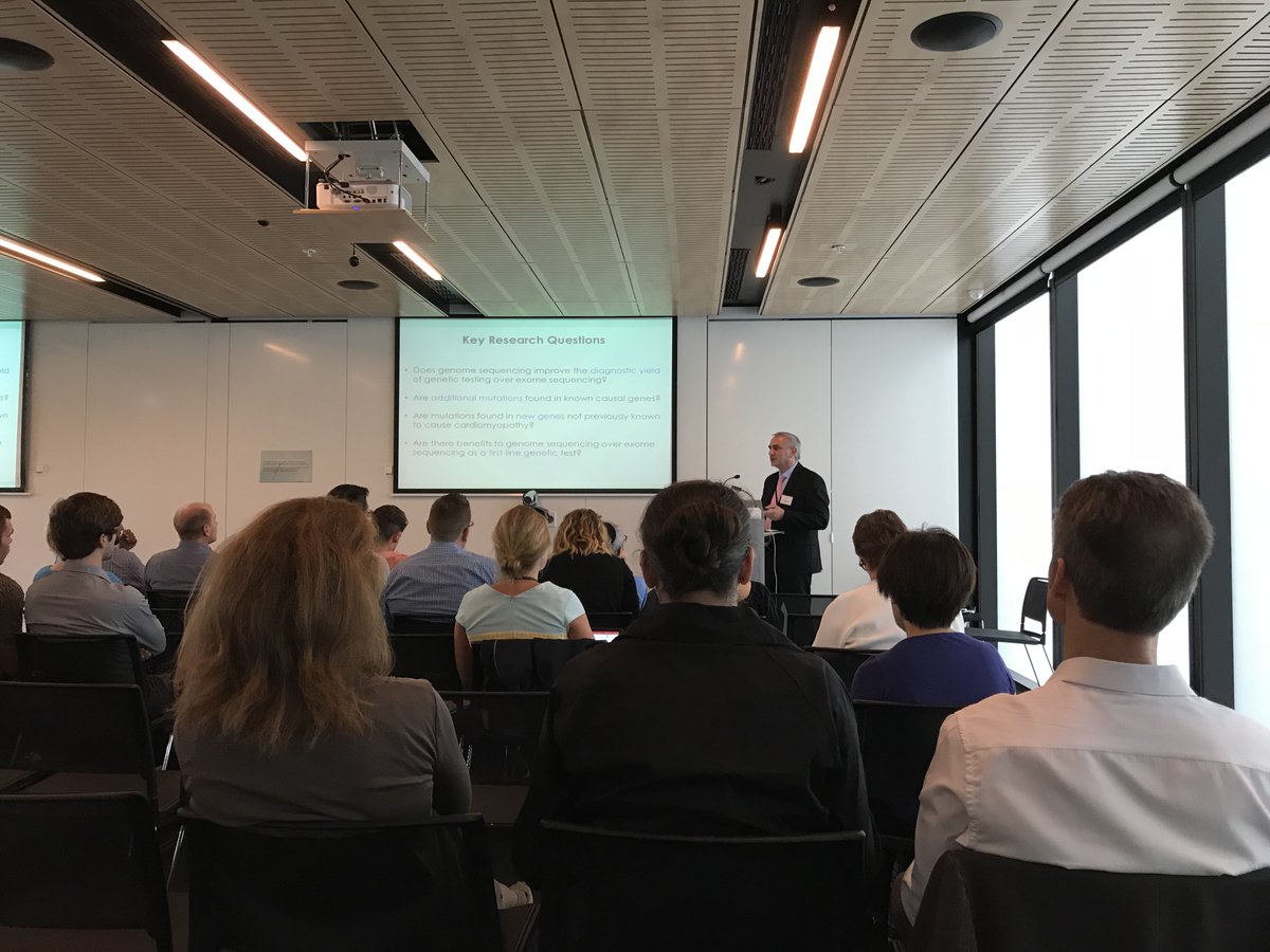 kinghorngenomes's tweet photo. Now hearing results from the clinical application of #genome sequencing in patients with inherited cardiomyopathies from @CSHeartResearch #SGCSS17. #WGS diagnoses due to poor mapping quality/filtration in exomes or variants not present in capture: intronic or mitochondrial https://t.co/oLYhjKNY4U