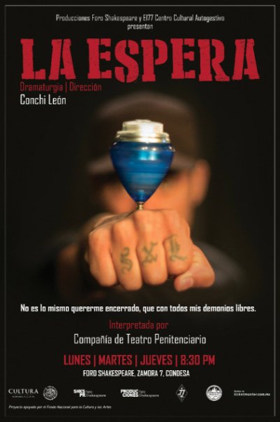 ImperdibleEs's tweet photo. #DecídeteA liberar todos tus demonios en el #teatro.

#LaEspera es Imperdible los lunes, martes y jueves a las 8:45pm en el @ForoShakespeare. https://t.co/h49K4lz3XE
