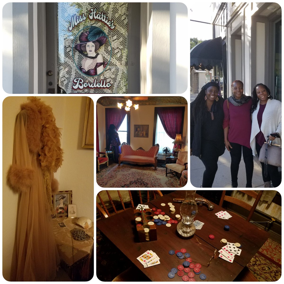 HannahTSpenc's tweet photo. "The Best Little W#@&amp;%house in Texas!"... Or maybe not, who knows! Still something to tour the historic Miss Hattie's Bordello in San Angelo, TX! So much history in this small town. https://t.co/Gs7u8PEZep