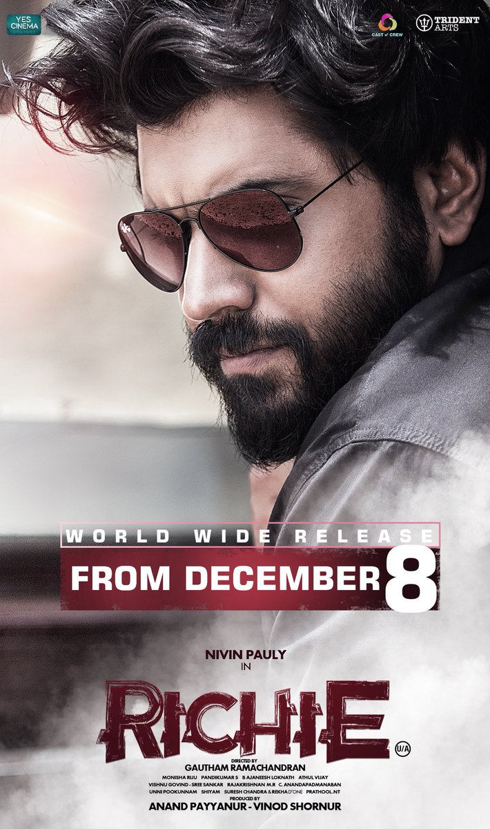 NivinMoviePro's tweet photo. Awesome response for #RichieTrailer from everywhere β€πβ
Trailer crossed 1.8M Views and 60k+ likes π
@NivinOfficial @prgautham83 @AJANEESHB #SPandikumar
Watch trailer : https://t.co/GSL9B5vwIJ https://t.co/HAOAMyaEd4