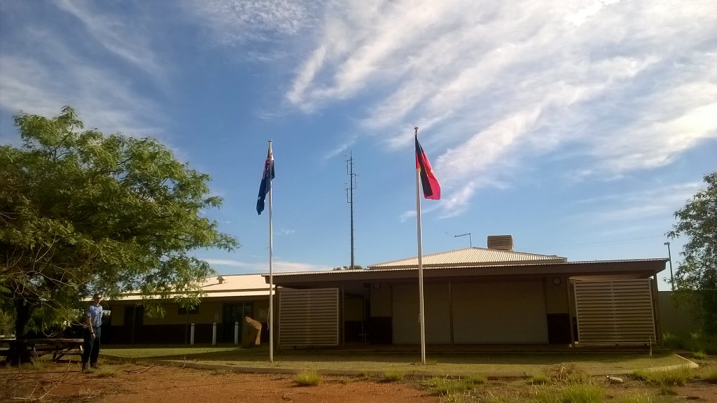 Bran Nu DayRaising brand new flags today.