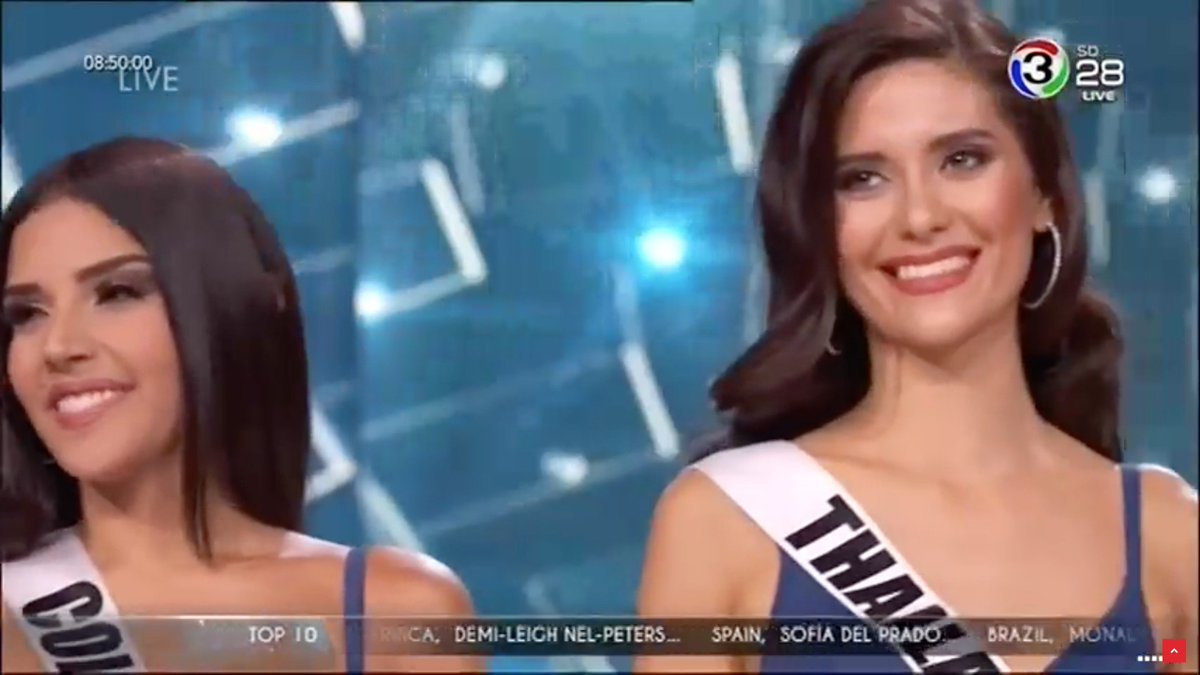 thestandardth's tweet photo. SHORT NEWS: มาแล้ว! สาวงาม 10 ประเทศที่ได้ไปต่อในรอบสุดท้าย Miss Universe 2017 คือ VENEZUELA, USA, PHILIPPINES, CANADA, SOUTH AFRICA, SPAIN, BRAZIL, COLOMBIA, THAILAND, JAMAICA ลุ้น ‘มารีญา’ กันต่อในรอบต่อไป  #MissUniverse #THAILAND #มงไม่ลงจะงงมาก https://t.co/ylXguIEuae