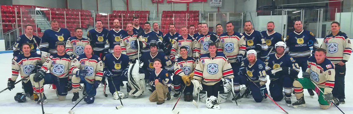 uscghockey's tweet photo. Thanks to everyone who came out for #USCGPuck ‘s win vs @njspba . With your help we collected an SUV full of toys and $1,600 in sponsors, admissions, and donations to purchase more toys. This is sure to bring a lot of smiles to children in hospitals. @uscgmidatlantic @ADMZukunft https://t.co/bLdL12VqNI
