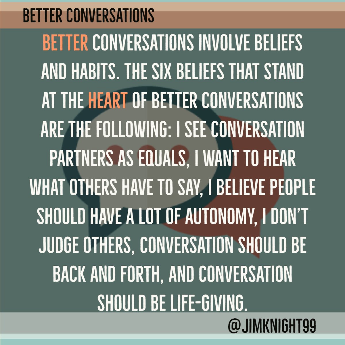 showmerob's tweet photo. Great Ch 1 of Better Conversations by @jimknight99 - here is a highlight @eileenheller #EdLeadership #iPD #EducationReimagined https://t.co/5kuAEwYFee