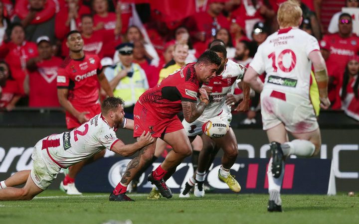 RNZISport's tweet photo. Tonga's league loss: Try or no try? https://t.co/Qiuk84BOtE https://t.co/2gpLBeJkVD