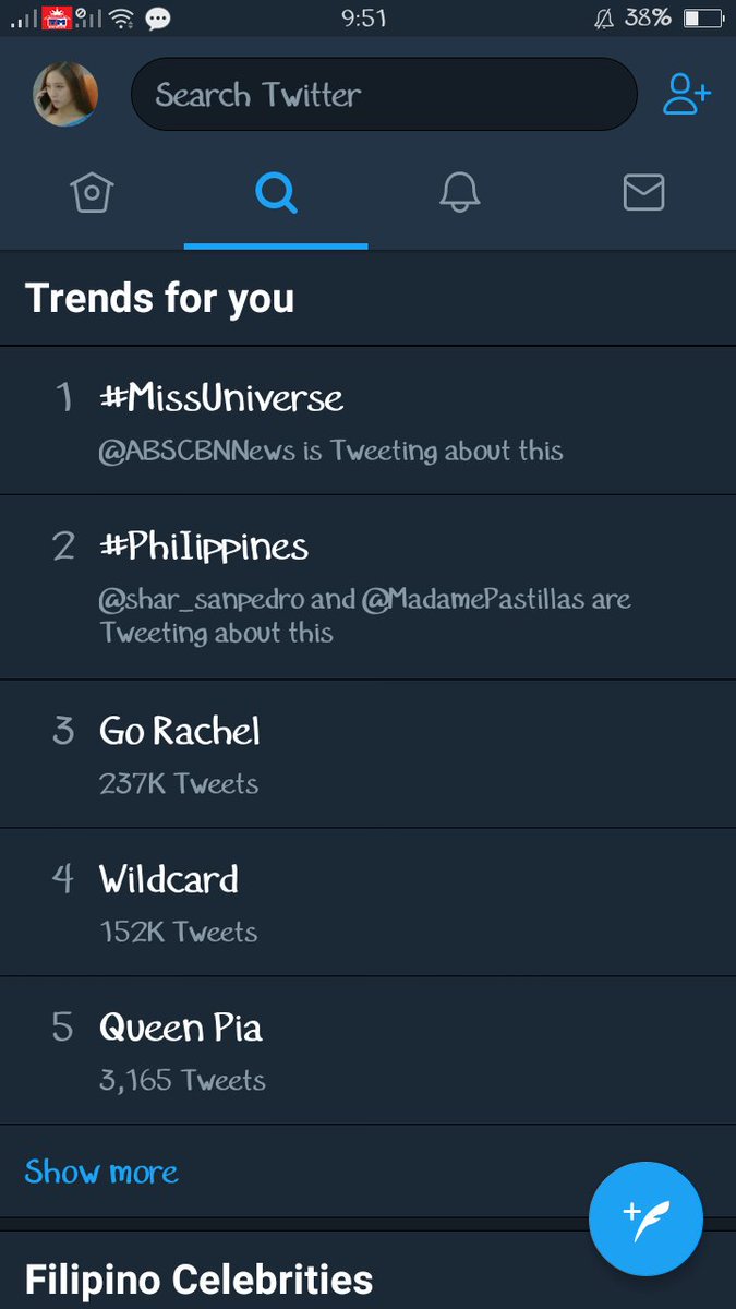 itsDowie's tweet photo. Your using the wrong Hashtag #Philippines #MissUniverse  Go Rachel https://t.co/h1Ebr4bEaB