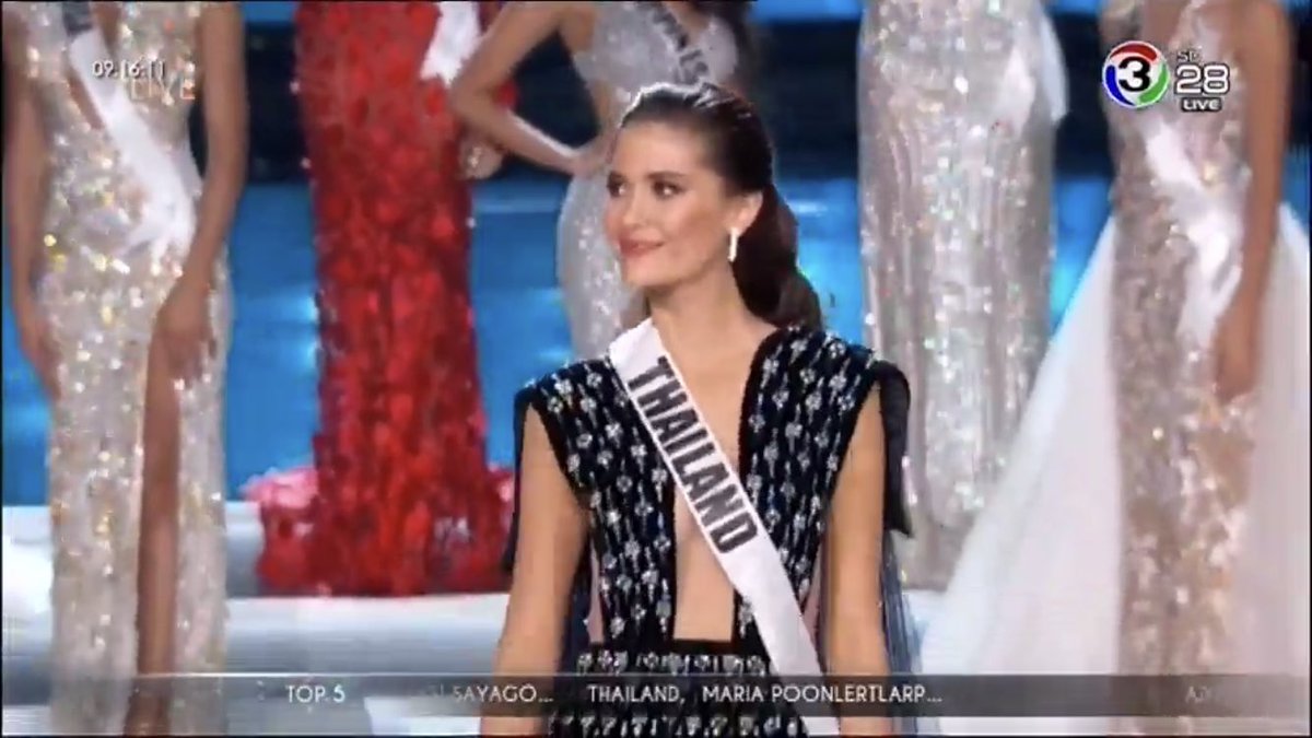 DichanMagazine's tweet photo. 5 คนสุดท้ายแล้ว มารีญาสู้ๆ 👑🇹🇭
#DichanUpdates #DichanEntertainReport #MissUniverse #Thailand https://t.co/V0vWhSi7yJ