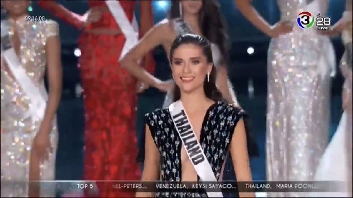 DichanMagazine's tweet photo. 5 คนสุดท้ายแล้ว มารีญาสู้ๆ 👑🇹🇭
#DichanUpdates #DichanEntertainReport #MissUniverse #Thailand https://t.co/V0vWhSi7yJ