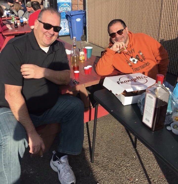 SaturdayEatClub's tweet photo. The boys headed out to @johnsroastpork this weekend... commemorating our 4th anniversary of where and when the Saturday Eating Club all started. Once again, John out did himself - simply put, the best Roast Pork and Cheesesteaks in Philly. #Bravo https://t.co/yiu2hPAnZI