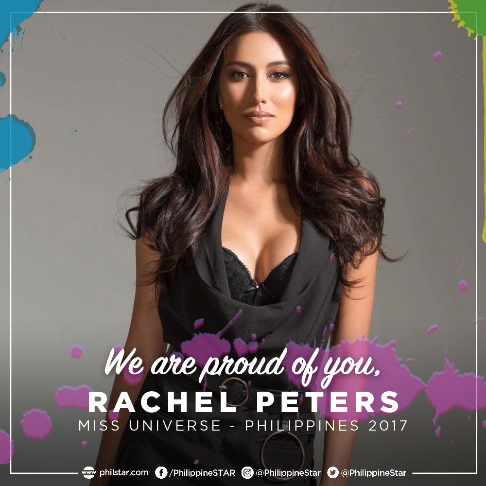 PhilippineStar's tweet photo. You represented the country well, Rachel Peters. Congratulations for making it to the Top 10! #MissUniverse #Philippines https://t.co/WjnpGewdeA