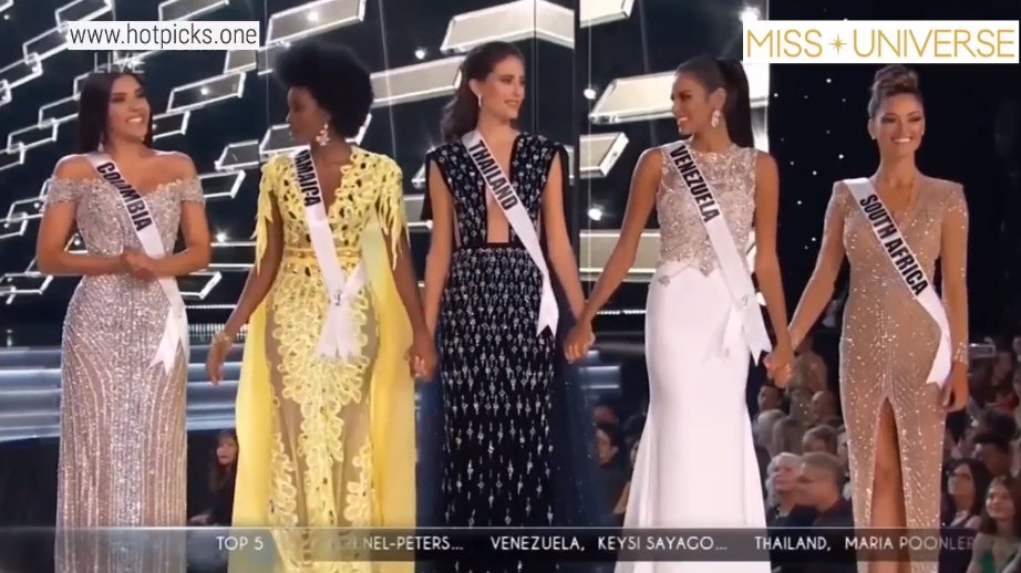 TRS995radio's tweet photo. Miss Universe2017
ไปเชียร์ มารีญา เข้ารอบ 5 คนสุดท้าย 
1.South Africa
2.Venezuela
3.Thailand
4.Jamaica
5.Colombia

#MissUniverse #THAILAND https://t.co/xm3YA7aOCt