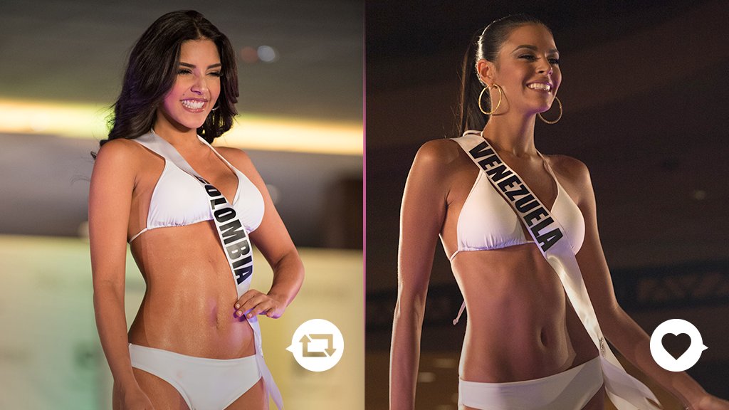 TNTLA's tweet photo. ¡Pasan las horas y ellas siguen en carrera! 👑💅

⚡ Es hora de un DESAFÍO EXPRESS entre 🇨🇴 y 🇻🇪 ⚡

#MissUniversoTNT #MissUniverse  #MissUniverso https://t.co/PD0T0bNWqT