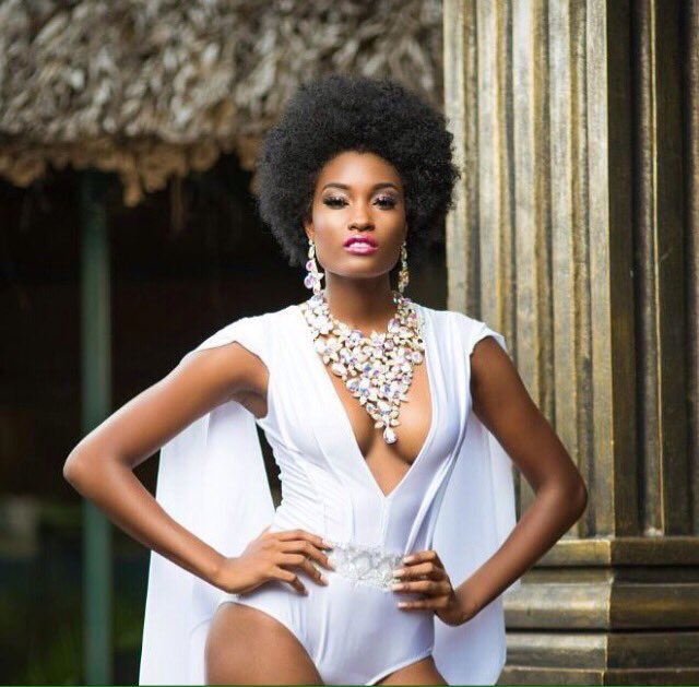 FLOWJamaica's tweet photo. Now it’s time for the final question round!

We still need your support to get to the Top 3! Vote for Jamaica’s Davina Bennett 10 x at https://t.co/cYdCCWDTNh or on Twitter using the hashtags #MissUniverse #Jamaica https://t.co/mozqA2N90G
