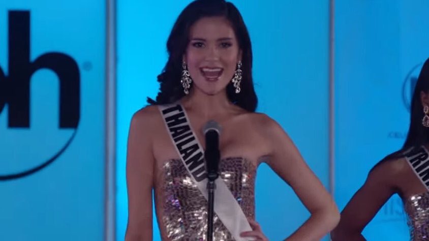 เครื่องหัวเข้าใกล้มาทุกที #MissUniverse #THAILAND