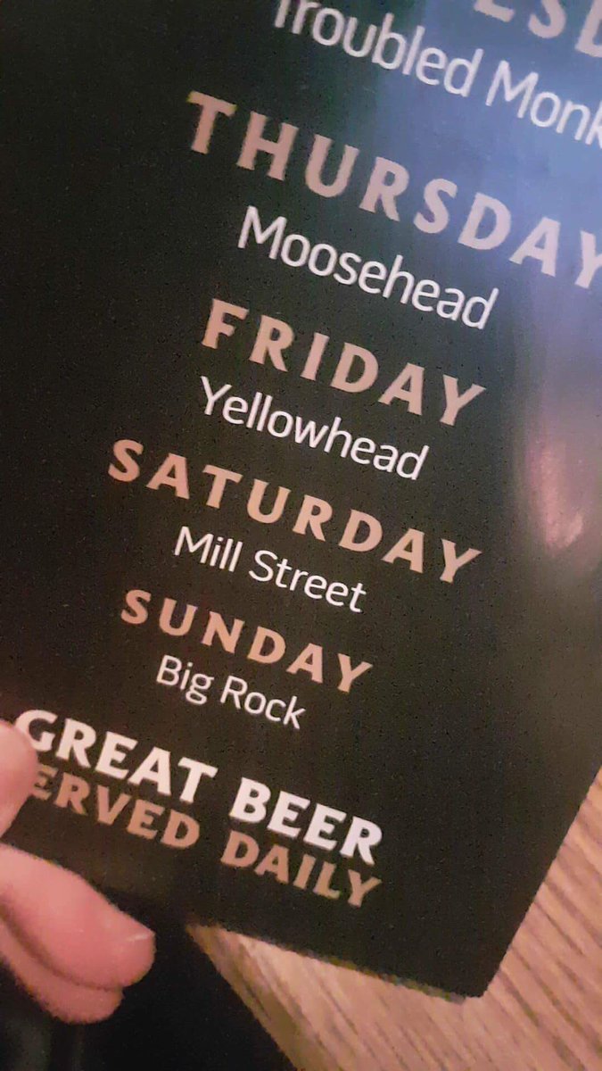 vikingchewie's tweet photo. Hey @UrbanDinerYEG wtf? Big rock Sunday! If grasshopper is the only big rock product on sale, then it should say that on the menu! Don’t be a dick! https://t.co/RFNBaoWDoC
