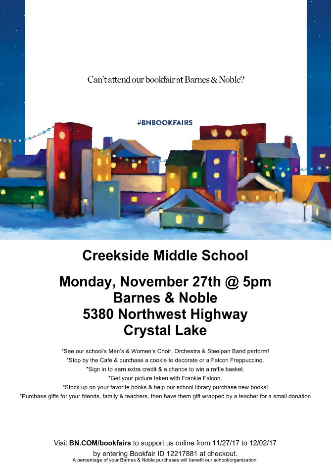 Creekside Falcons On Twitter Come Support Creekside Tomorrow