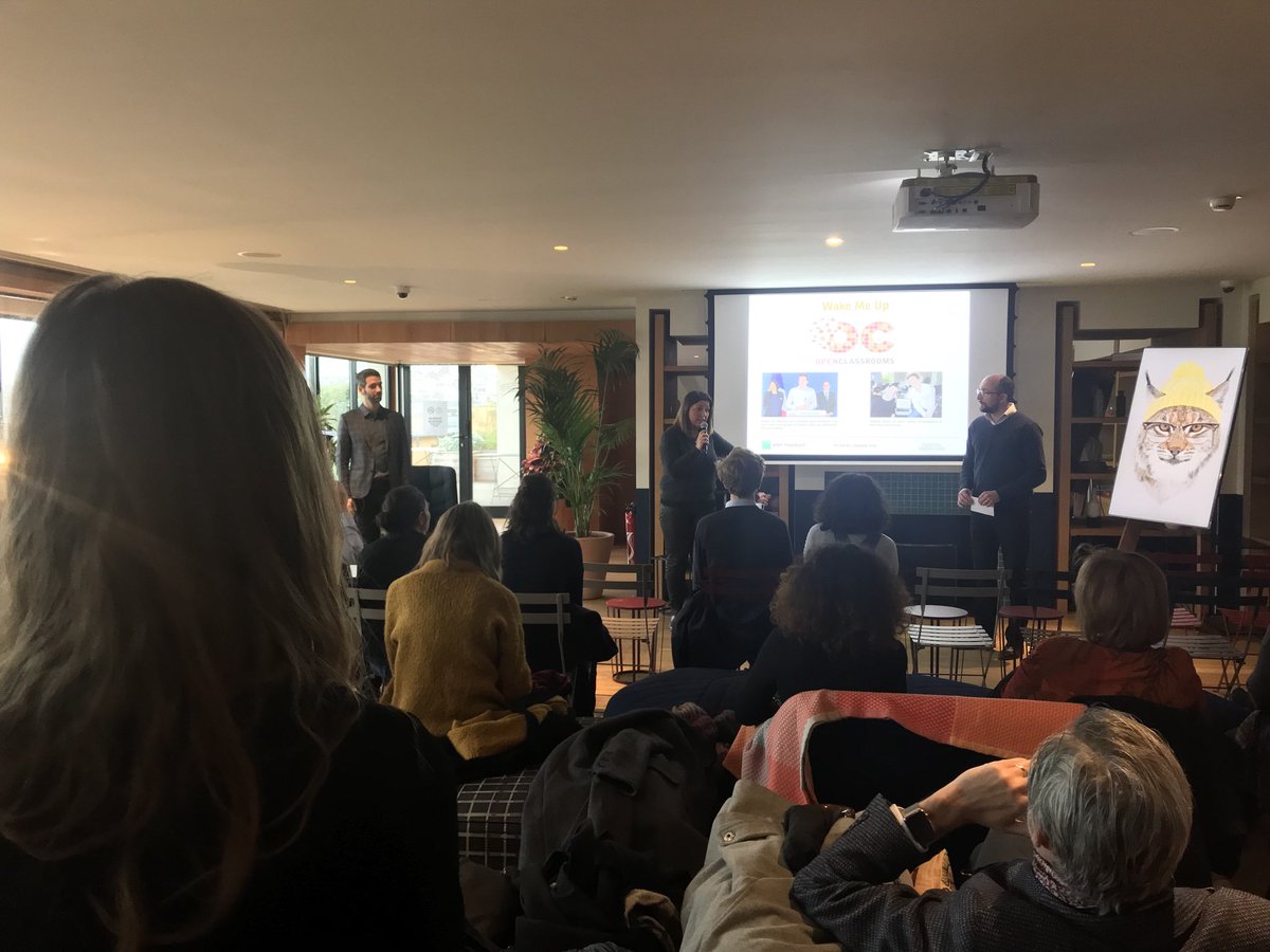 JLabialle's tweet photo. Un #WakeMeUp pour bien démarrer la semaine avec @OCFrance et #DigitalWorking by @BNPParibas : comment rendre plus accessible l’enseignement. Certifié et reconnu par l’Etat 👨🏻‍🎓👩🏼‍🎓 https://t.co/JRQvrrvIh5