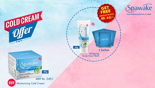 SpawakeIndia's tweet photo. Cold cream is all you need to protect your skin from the harmful effects of winter. And with #ColdCreamOffer by Spawake, you also save Rs 82! #ColdCreamOffer #WinterSkincare https://t.co/y7rtdw8ZAt