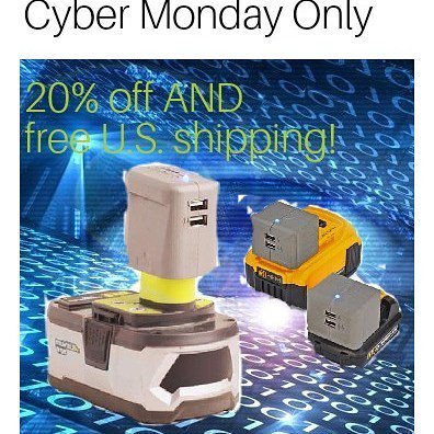 getusbeast's tweet photo. Today only on https://t.co/H5OuZBtWlJ! Best deal in our history. #cybermonday #usbcharger compatible with #Dewalt #Ryobi #Milwaukee #cordlesstools batteries! https://t.co/ApmtIMAiMF https://t.co/ya62vM3hnM
