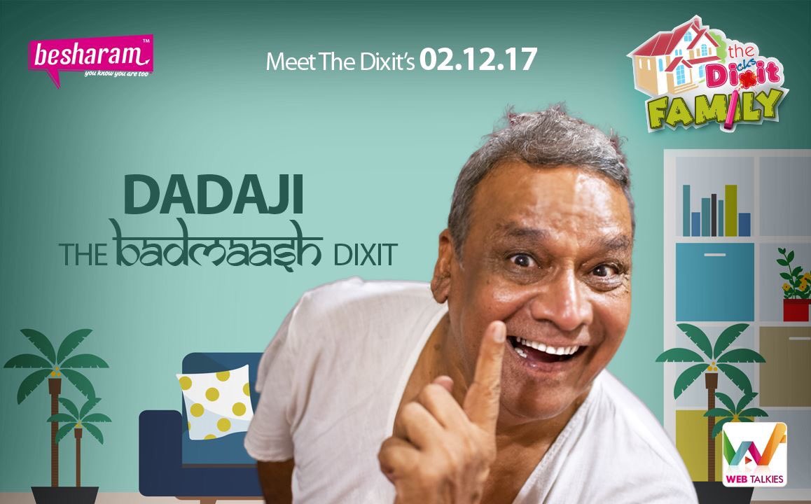 #meetthedixits 
Meet Dadaji : The #Badmaash Dixit on 02.12.17. <a href="/IMbesharam/">Besharam</a> #imbesharam