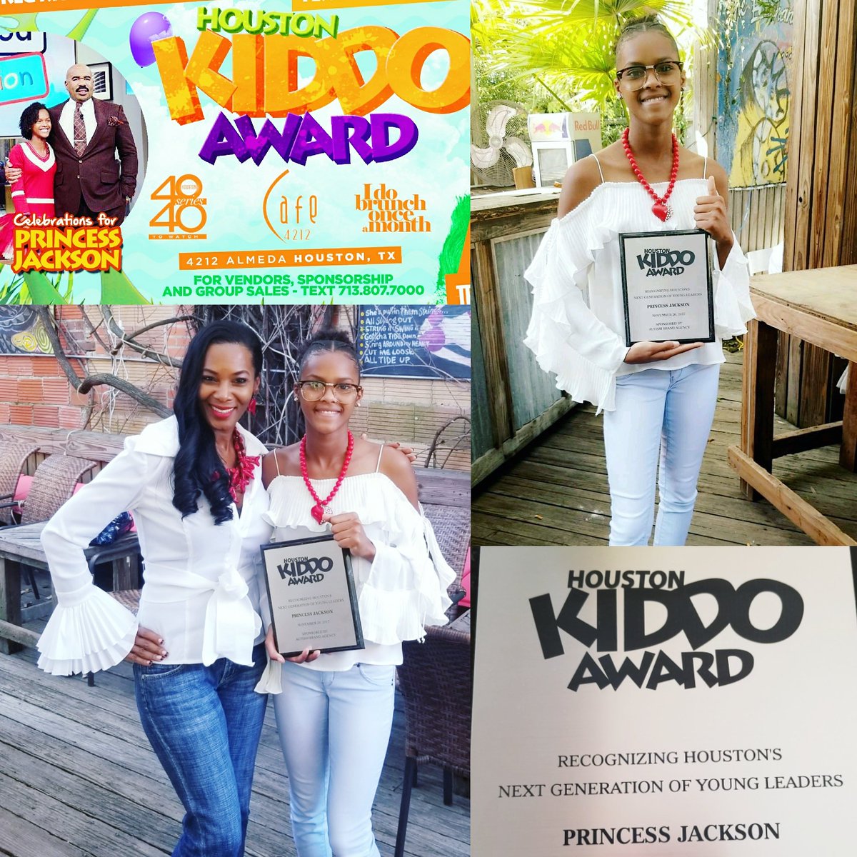 PrincessJ4Real's tweet image. So honored to be an award recipient of the 2017 Houston Kiddo Award! Thank you @i10media for this great opportunity!